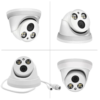 Hikvision Suderinama 8MP IP Camera Dome PoE 24 valandos Full-Time Spalva Naktinio Matymo 5MP CCTV Saugumo 2MP, ONVIF Plug&Play Hikvision