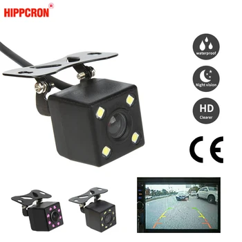 Hippcron Atvirkštinio vaizdo Kamera galinio vaizdo Automobilį Infraraudonųjų spindulių Naktinio Matymo 170 Laipsnių 4 Vandeniui LED HD Auto Stovėjimo Stebėti