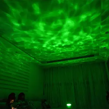 HobbyLane Vandenyno Bangų Muzikos Projektorius LED Nakties Šviesos RGB Spalvų Projektą, Atsižvelgiant į Vaikų Kambarį, Kūdikis Miega Šviesos