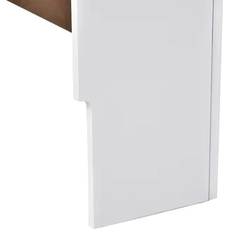 HOMCOM apima radiatoriaus dangtelį radiatoriaus kabineto sienos lentyna radiatorius, modernus dizainas, MDF 78x19x82cm