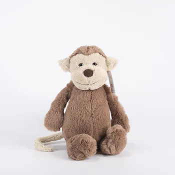HONJI 38cm/48cm Mielas Mielas Rudas Beždžionė Pliušinis Žaislas minkšta Pagalvėlė Iškamšos Vaikų Berniukų, Mergaičių Draugei, Dovanos