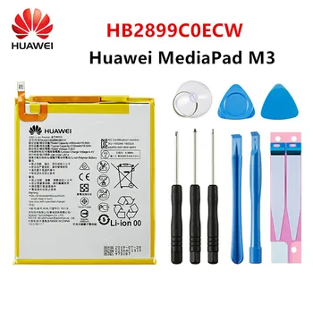 Hua Wei Originalus HB2899C0ECW 5100mAh Planšetinio kompiuterio Baterija Huawei MediaPad M3 8.4
