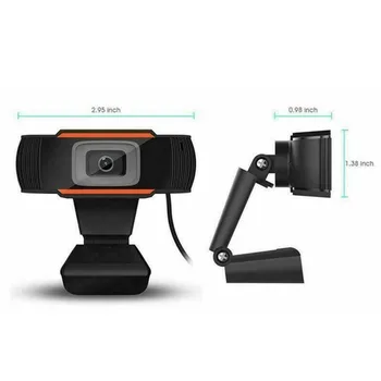 HXB Kamera 1080P HD PC Gamer Kameros Žiniatinklio USB Auto Video Mikrofonas Pikselių Įrašymas Live Web Cam PC Kompiuterio Darbalaukyje