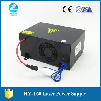 HY-T60 60watt lazerių maitinimo co2 lazerio pjovimo įranga