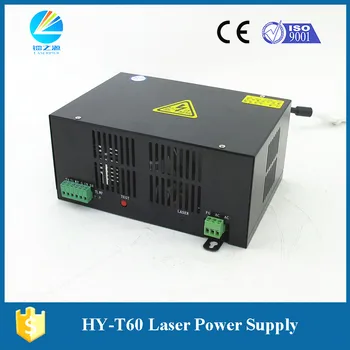 HY-T60 60watt lazerių maitinimo co2 lazerio pjovimo įranga