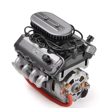 Imituojamas F76 427 SOHC V8 Variklis Variklio Ventiliatorius, Radiatorius Komplektas 1/10 RC Vikšriniai Automobilių TRAXXA TRX4 TRX6 G500 SCX10 D90 VS4 Atnaujinti Dalis