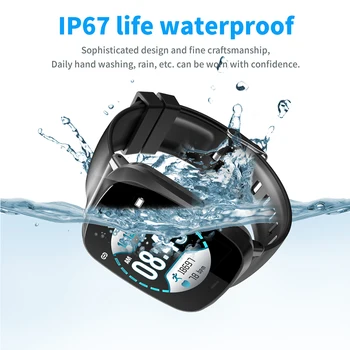 IP67 atsparus vandeniui smart žiūrėti A8 trumpąją širdies ritmas, kraujo spaudimas, miego stebėjimo žiūrėti sporto apyrankę siųsti draugais