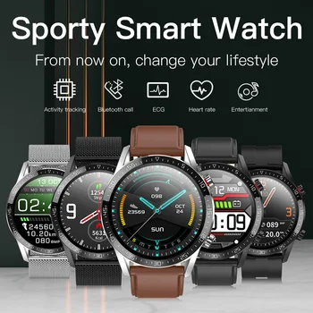 IP68 Vandeniui Smart Watch Vyrams 24 Valandas Širdies ritmo Monitoringo Smartwatch 