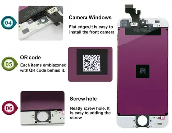 IPhone 6 Ekrano Pakeitimas Baltas Skydelis Sintron OEM LCD Ekranas Jutiklinis Ekranas skaitmeninis keitiklis Surinkimo, Remonto, įskaitant Nemokamus Įrankius