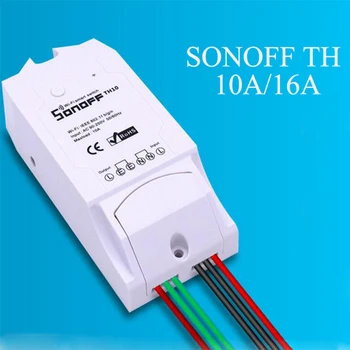 ITEAD Sonoff OSIOS 10A/16A Smart WiFi Belaidžio tinklo Jungiklis nuotolinis Valdiklis Su Temperatūros Ir Drėgmės Stebėjimo Laiko Funkcija