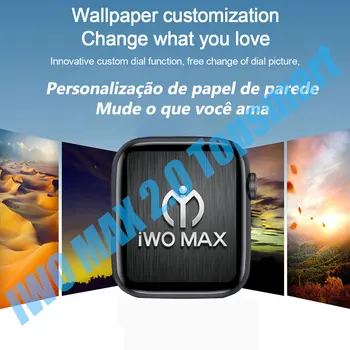 IWO MAX 2.0 Smartwatch Pasirinktinius Nuotraukų Smart Watch 