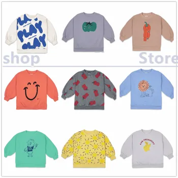 Išankstinio pardavimo 2021 BC pavasario ir vasaros naujų Europos ir Amerikos vaikų marškinėliai berniukams ir mergaitėms viršų