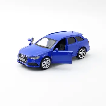 JACKIEKIM Diecast Metal Modelis 1:36 Masto Audi RS6 Traukti Atgal Policijos Žaislas Automobilis Durų Openable Švietimo Surinkimo Dovana Vaikas