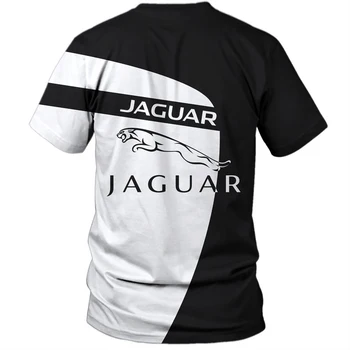 JAGUAR-2020 Nauji marškinėliai žmogus Vasaros 3D atspausdintas vyriški marškinėliai atsitiktinis trumpas rankovėmis vyriški T-shirt mados hip-hop top vyrų drabužiai.