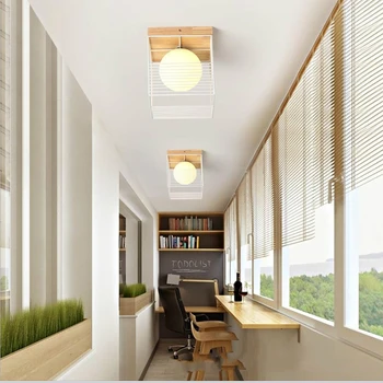 Japonija Stiliaus Lubų Lempos, LED Balkono Eilėje Žibintai, Koridorius, Veranda Lempos, Lubų, Namų Dekoro Laiptai Paprastas, Modernus Led Apšvietimas