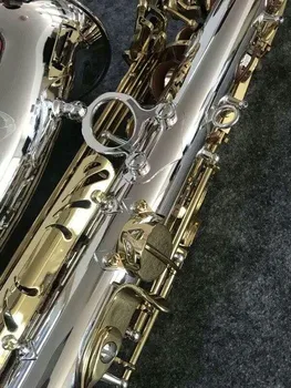 JAS 1100SG Eb Alto Saksofono Melodija Žalvario, Nikelio Sidabro Padengtą Kūną Aukso Lako Pagrindinių Muzikos instrumentų E-butas Sax su Byla