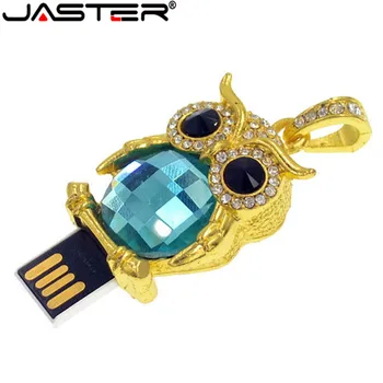 JASTER Mados kūrybos kristalų pelėda USB 