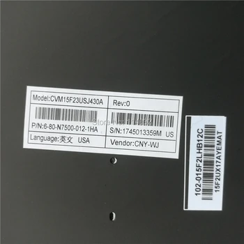 JAV foninio Apšvietimo Klaviatūra Hasee Arų Z7 anglų juoda CVM15F23USJ430A 6-80-N7500-012-1HA apšvietimu Pakeisti klaviatūras karšto pardavimo