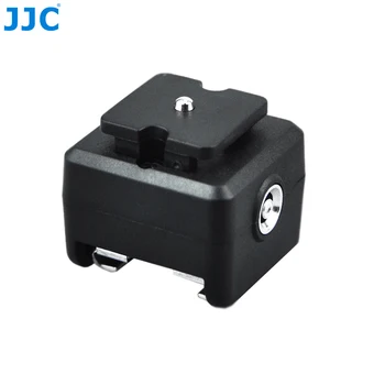 JJC Fotoaparato Blykstė Standartas su PC Moterų Lizdo blykstės ir fotoaparato kontaktinės jungties Adapteris Canon Nikon 