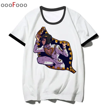 JoJo Bizarre Adventure T-shirt Cool Naujiena viršuje tee Marškinėliai Juokinga streetwear Mados hip-hop anime vyras/ moteris Spausdinti marškinėlius