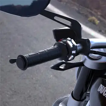 Juoda 22mm Motos Motociklo Vairas Elektrinis Karšto Šildomos Rankenos Rankena Rankenos Šilčiau Manillar Motociklo Priedai