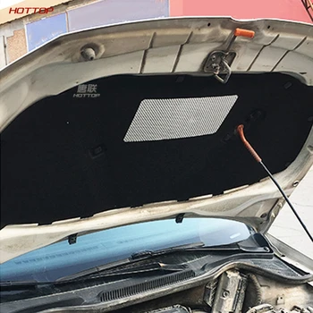 Juodos Priekinės variklio Anti-triukšmo Garso Izoliacija Medvilnės Šilumos Uždarų Ląstelių Putų Volkswagen VW polo 2011-2019