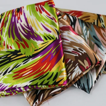Juostele geometrinių medžiagos suknelė antklodė satino spausdinta medžiaga Afrika