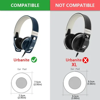 Ją Pakeisti Sennheiser Urbanite XL X-Ear Ausines Pakeitimo Ausų Bloknotas / Ausų Pagalvėlės / Ausies Puodeliai / Gaubteliai