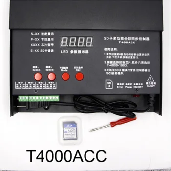 K-1000C T-1000S SD Kortelę APA102 SK6812 WS2812B WS2811 SK9822 LED 2048 Pikselių T-4000C T-8000A RGB Programa full Valdytojas