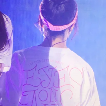 K-Pop IZONE T-Shirt 1-OS Akys Mane Koncertų Marškinėliai Topai Unisex Atsitiktinis Įgulos Kaklo Tee