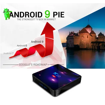 K10 Smart TV Box iptv 4K 8K Android 9.0 Set Top Box HDR Amlogic S905X3 4GB 5G 32GB Wi-fi