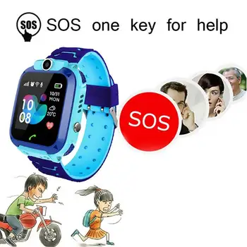 K12 Vaikai Smart Žiūrėti SOS Smartwatch Vaikams Paremti Devyniomis Kalbomis Vandeniui IP67 Vaikams Dovanų, Skirtų 