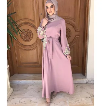 Kaftan Dubajus Abaja Turkijos Musulmonų Moterų Suknelė, Hijab Islamas Caftan Marocain Suknelės Vestidos Eid Mubarakas Europos Drabužių Musulman