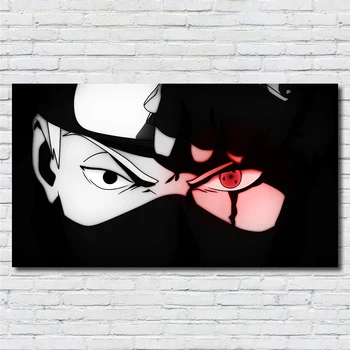 Kakashi Hatake Naruto Plakatas Japonų Manga Sienos Meno Anime Plakatai Kambarį Apdailos Drobė Meno Animaciją paveikslai tapyba