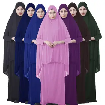 Kalenmos Oficialų Musulmonų Maldos Drabužių Rinkiniai Moterims Suknelė, Hijab Abaja Islamo Drabužių Dubajus Turkija Namaz Ilgai Khimar Jurken Abayas