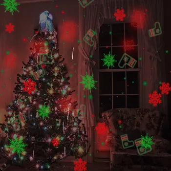 Kalėdų Dovana Spalvingas Žvaigždėtas Dangaus Projektorius, USB Trys Režimai, Atmosfera projekcija LED lempos Naktį Šviesos Romantiška Projekcija Lempos