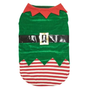 Kalėdų Žalia Elf Šunelis Kalėdų Kostiumas Pet Transformacijos Suknelė