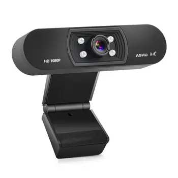 Kamera 1080P HDWeb Kamera su Built-in HD Mikrofonas 1920 X 1080p USB 2.0 Plug and Play Web Cam Plačiaekranis Video