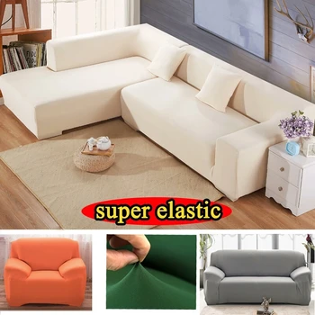 Kampe elastinga sofa cover audinys ruožas pagalvėlės universalus fotelis baldai apima elastinga atveju kampe sofa dangtis