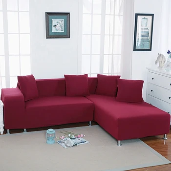 Kampe elastinga sofa cover audinys ruožas pagalvėlės universalus fotelis baldai apima elastinga atveju kampe sofa dangtis