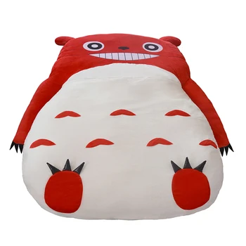 KARŠTO anime Totoro pliušinis lova su kamšalu Milžinišką sofos dvigubai animacinių filmų tatamio čiužinys kūrybos miegamojo, vaikų, suaugusiųjų miega kilimėlis