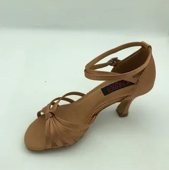 Karšto Pardavimo patogus ir fashional moterų lotynų šokių batai, šokių salsos bateliai tango batai 6203DTN 7.5 cm kulnas