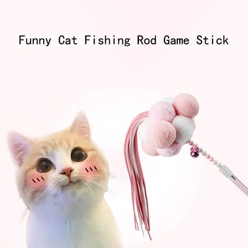 Kačių Žaislai Stick Žaislas Meškere Žaidimas Žaislas Naminių Kačių Juokinga Stick Kutas Pasakų Stick Pet Kačiukas Plastiko Interaktyvus Stick Plunksna