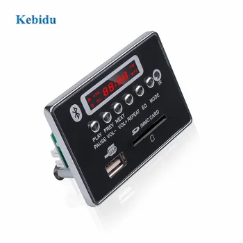 KebiduMP3 Modulis, 5V (12V Hands-free MP3 Dekoderis Valdyba 