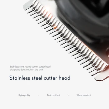 Kemei Elektriniai Plaukų Clipper Įkrovimo Mažai Triukšmo Profesionalios Plaukų Žirklės Vyrų Plaukų Pjovimo Barzda Žoliapjovės Skutimosi Mašina 40