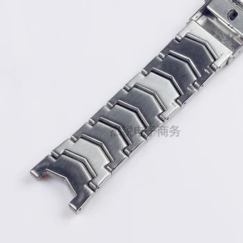 Kieto Nerūdijančio Plieno Laikrodžio Dirželis EF-524 Žiūrėti juosta vyrų Metalo Apyrankės 5051 22MM Priedai Watchband