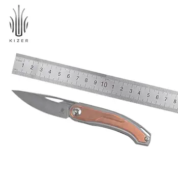 Kizer sulankstomas peilis apu KI3554A2 2020 naujas unikalus vario rankena su anti-mikrobų nuosavybės rankiniai įrankiai