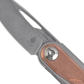 Kizer sulankstomas peilis apu KI3554A2 2020 naujas unikalus vario rankena su anti-mikrobų nuosavybės rankiniai įrankiai