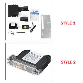 Kišeninis Spausdintuvas Etiketės Rašalinis QR Printet USB 110-220V, Automatinis Kodavimo Mašina Data anglų Smart Encoder LED Jutiklinis Ekranas