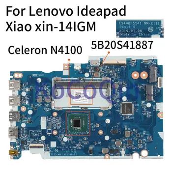 KoCoQin Nešiojamojo kompiuterio motininė plokštė Lenovo Ideapad Xiao xin-14IGM Celeron N4100 5B20S41887 Mainboard NM-C111 SR3S0 DDR4